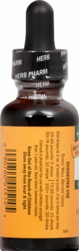 Herb Pharm Kids Tummy TLC Organic Herbal Supplement Perspective: left