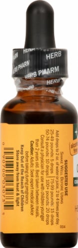 Herb Pharm® Kids Cough Crusader™ Herbal Supplement Perspective: left