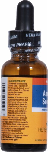 Herb Pharm Orange Anxiety Soother Dietary Supplement Perspective: left