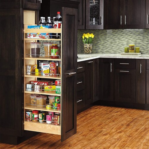 Tall cabinet pull clearance out shelves