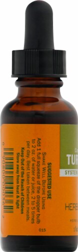 Herb Pharm Turmeric Herbal Supplement Perspective: left
