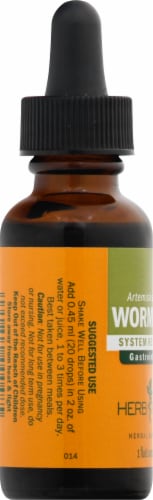 Herb Pharm Wormwood Herbal Supplement Perspective: left
