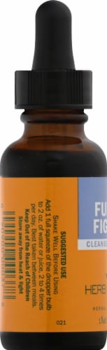 Herb Pharm Fungus Fighter Herbal Supplement Perspective: left