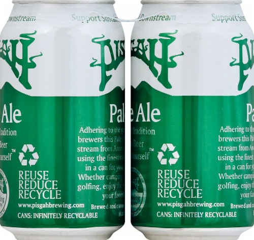 Pisgah™ Pale Ale Craft Beer Perspective: left