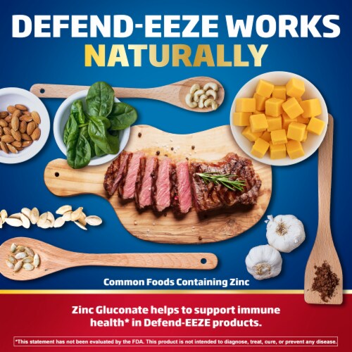 Defend-EEZE Immune Support Dietary Supplement Lozenges Perspective: left