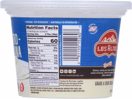 Los Altos® Crema Centroamericana Sour Cream Perspective: left