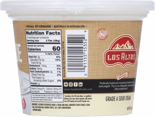 Los Altos® Jocoque Sour Cream Perspective: left