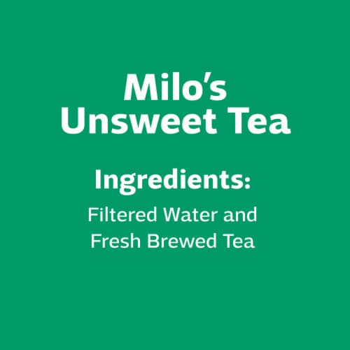 Milo's® Famous Unsweetened Iced Tea Perspective: left