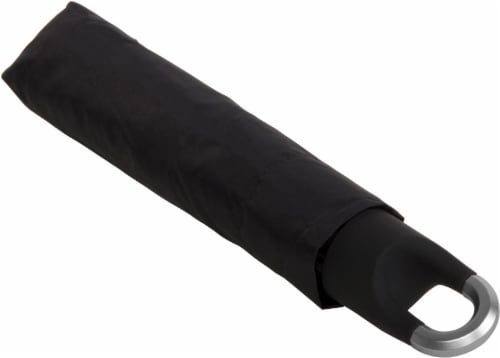 ShedRain Manual Clip Compact Umbrella - Black Perspective: left