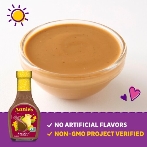 Annie's Balsamic Vinaigrette Salad Dressing Perspective: left