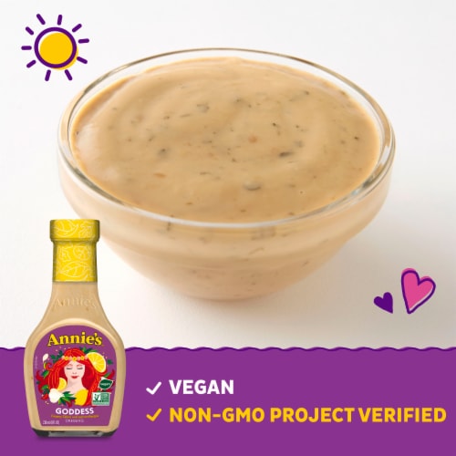 Annie's Goddess Vegan Salad Dressing Perspective: left