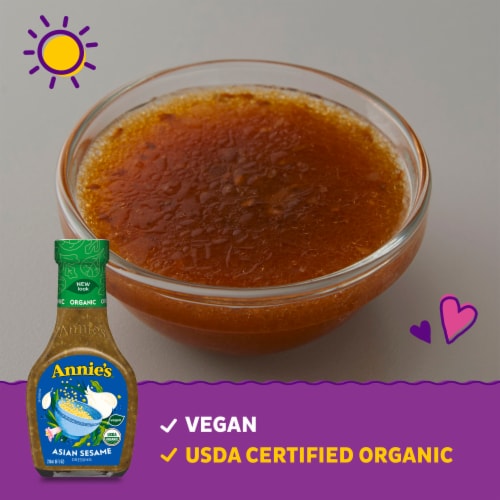 Annie's™ Organic Vegan Asian Sesame Salad Dressing Perspective: left