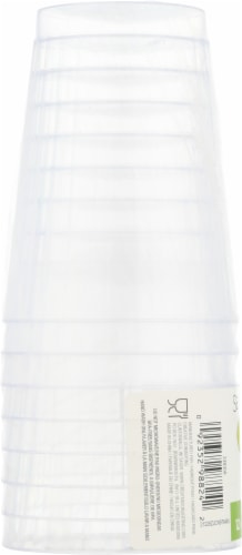 Sensations Plastic Tumbler Glasses - 8 pk - Clear Perspective: left