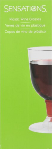 Sensations Wine Glass - Clear Perspective: left
