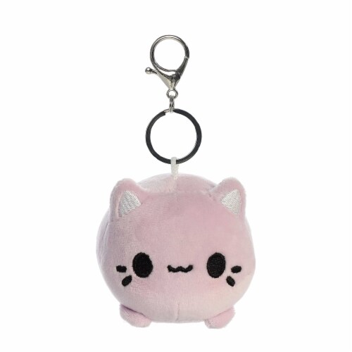 Aurora Mini Purple Tasty Peach 3.5 inches Taro Meowchi Keychain Enchanting Stuffed Animal, One ...
