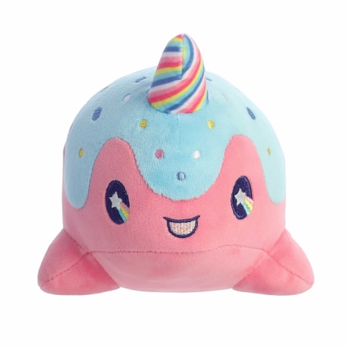 Aurora Small Pink Tasty Peach 7 inch Lollipop Nomwhal Enchanting Stuffed Animal One Size City Market