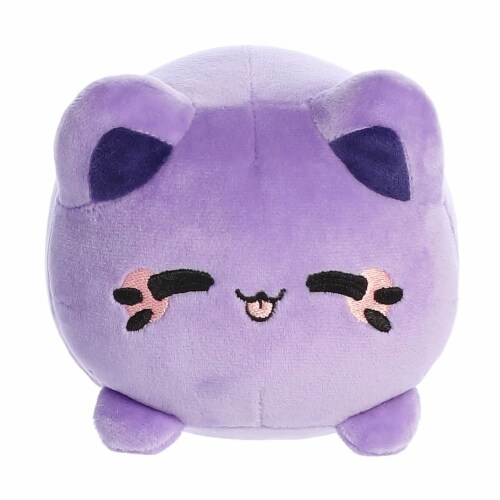 Aurora Small Purple Tasty Peach 7 inch Ube Purple Yam Meowchi Enchanting Stuffed Animal, One ...