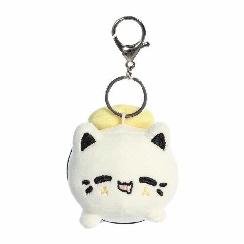 Aurora Mini White Tasty Peach 3.5 inches Tamago Sushi Meowchi Keychain ...
