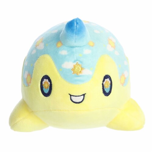 Aurora Small Yellow Tasty Peach 7 inches Sunny Day Nomwhal Enchanting Stuffed Animal, One Size ...