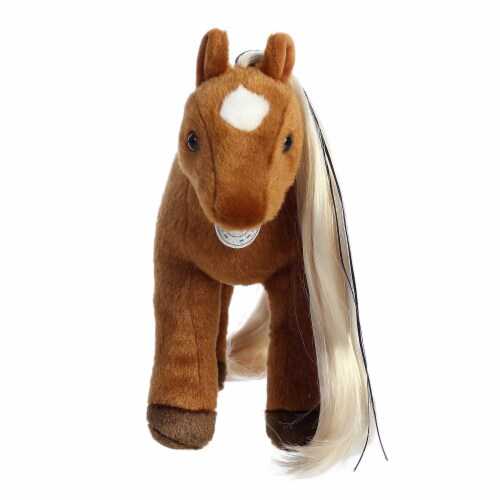 Aurora Medium Brown Breyer Mane Event 12inches Copper Exquisite Stuffed ...