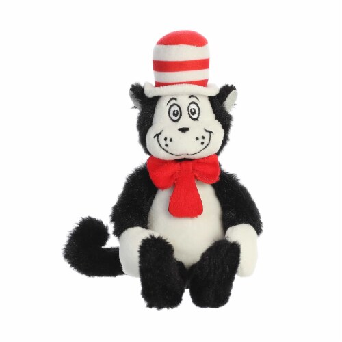 Aurora Small Multicolor Dr. Seuss Shoulderkin 8inches Cat In The Hat Whimsical Stuffed Animal ...