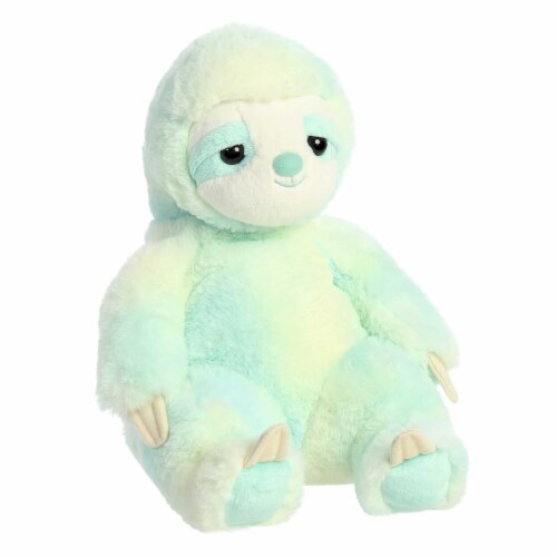 Aurora Large Multicolor Sluuumpy 15 inch Da Minty Sloth Cozy Stuffed ...