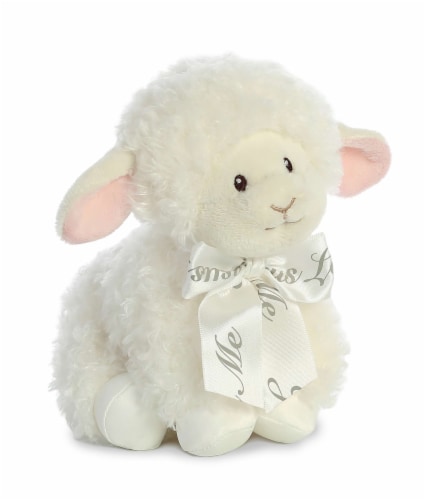 ebba Small White Blessing Lamb 8 Blessings Lamb Playful Baby Stuffed ...