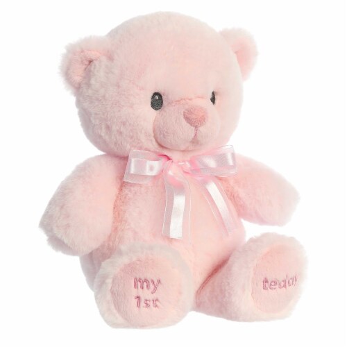 ebba Medium My First Teddy 12inches Pink Adorable Baby Stuffed Animal ...