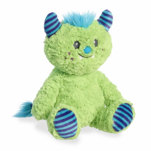ebba Medium Green Monster 11.5 inch Wazu Playful Baby Stuffed Animal ...