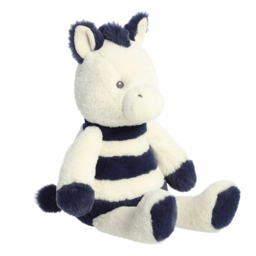 ebba Large White Contemporary Jungle 13 Zipz Zebra Vibrant Baby Stuffed ...
