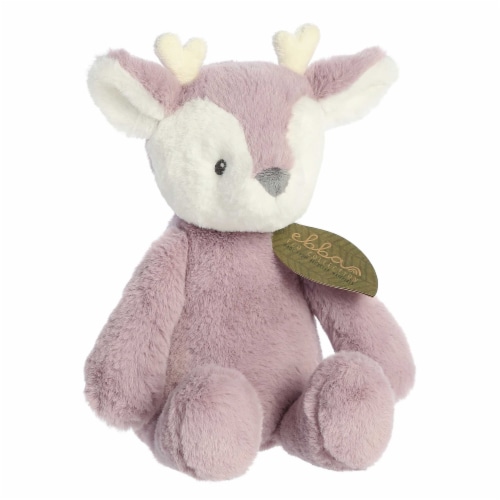 ebba Large Purple Eco Ebba 12.5 Fawn Eco-Friendly Baby Stuffed Animal ...