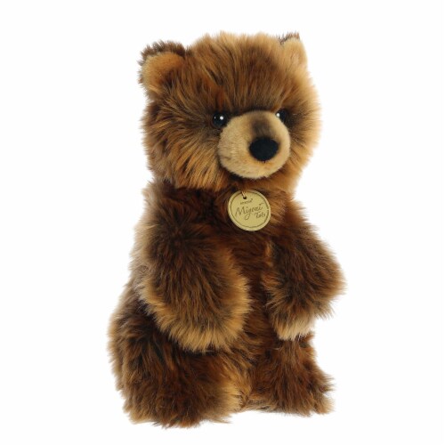 Aurora Medium Brown Miyoni Tots Sitting Pretty 10 inch Grizzly Bear Cub ...