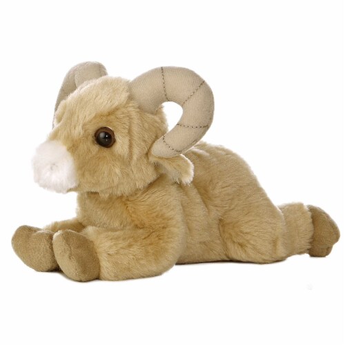 Aurora Small Brown Mini Flopsie 8inch Big Horn Sheep Adorable Stuffed ...