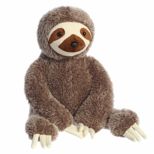 Aurora Large Brown Super Flopsie 28inch Sloth Adorable Stuffed Animal, Aurora - Kroger