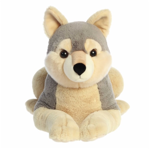 Aurora Large Gray Super Flopsie 25 inch Wolf Adorable Stuffed Animal ...