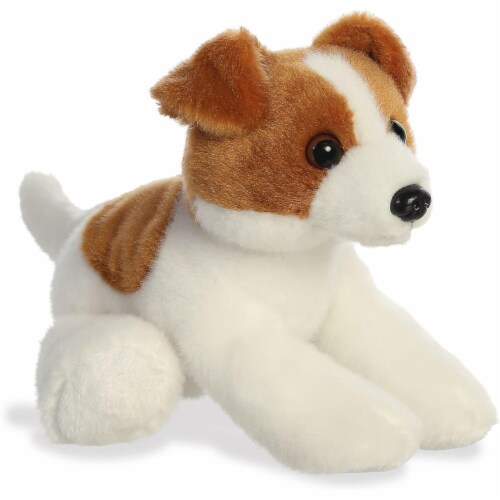 Aurora Adorable Mini Flopsie Jackie Russell Terrier Stuffed Animal ...