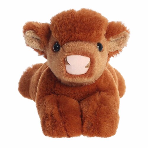 Aurora Small Brown Mini Flopsie 8 inch Highland Cow Calf Adorable Stuffed Animal, One Size - Kroger
