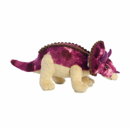 Aurora Large Purple Dinos & Dragons 14 inches Triceratops Ferocious ...