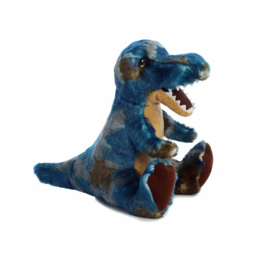 Aurora Small Blue Dinos & Dragons 8.5 inch T-rex Ferocious Stuffed ...
