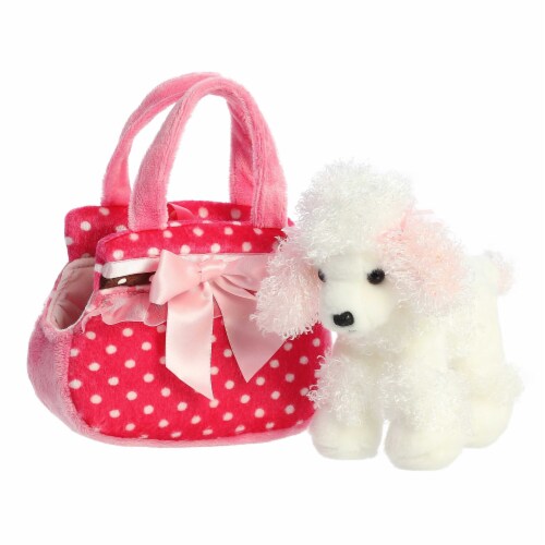 Fancy Pals Fancy Pink Polka Dot 8 Inch Pet Carrier, 1 - Fry’s Food Stores