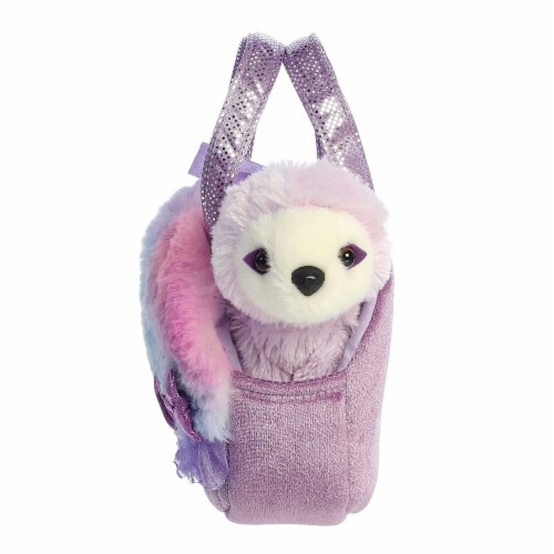 Aurora Small Purple Fancy Pals 6 inches Sweets Rainbow Purple Fashionable Stuffed Animal, One ...