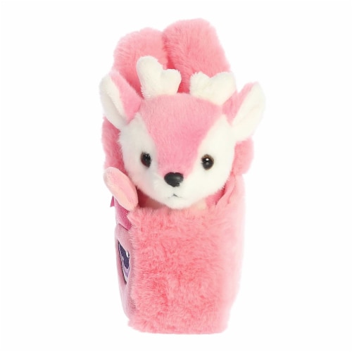 Aurora Small Pink Fancy Pals 8 inch Glitter Fawn Fashionable Stuffed ...