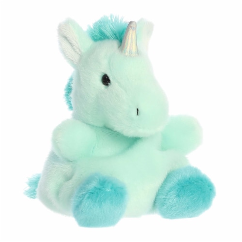 Aurora Mini Blue Palm Pals 5inch Tilly Blue Unicorn Adorable Stuffed ...