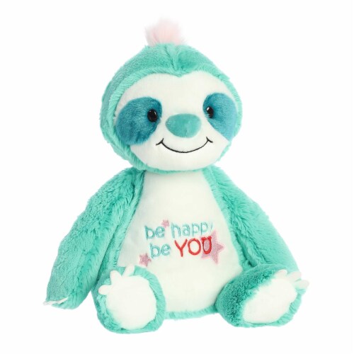 Aurora Medium Blue JUST SAYIN' 11.5 inches Be You, Be Happy Sloth Witty ...