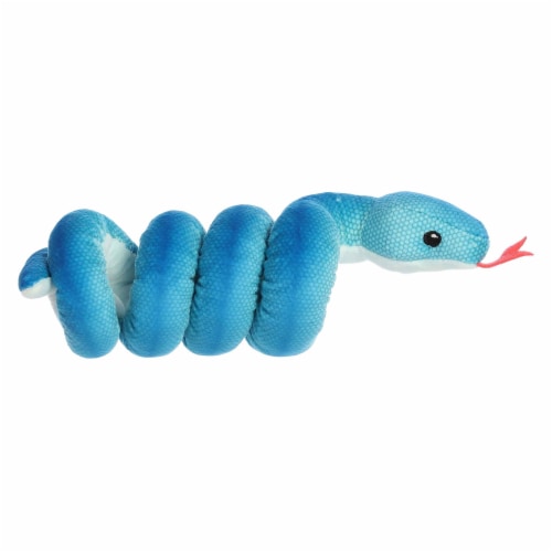 Aurora Small Blue Snake Wrist Wranglers Blue Pit Viper Playful Stuffed ...