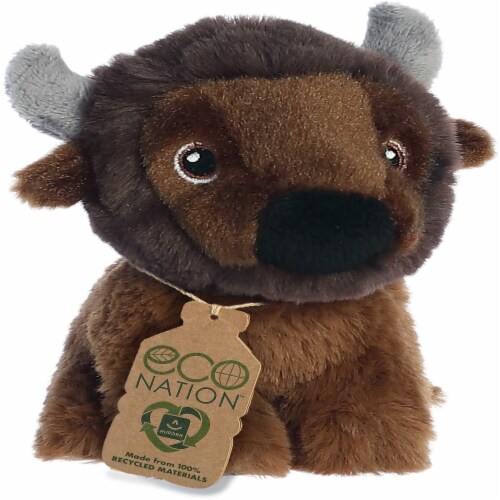 Aurora Mini Brown Eco Nation 5 inch Bison Eco-Friendly Stuffed Animal, One Size - Pick ‘n Save