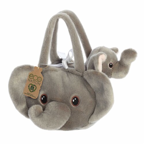 Aurora Small Grey Eco Nation 8 inch Baby Elephant Eco-Friendly Stuffed ...