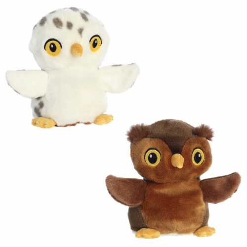 Aurora Small Eco Nation Reversible Eco Pairs 6.5 inches Snowy Owl and