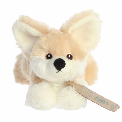 Aurora Small Brown Eco Nation Eco Softies 8 inches Fennec Fox Eco-Friendly Stuffed Animal, One ...