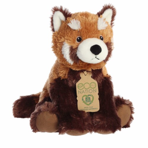 Aurora Medium Brown Eco Nation Eco Hugs 12 inch Red Panda Eco-Friendly ...
